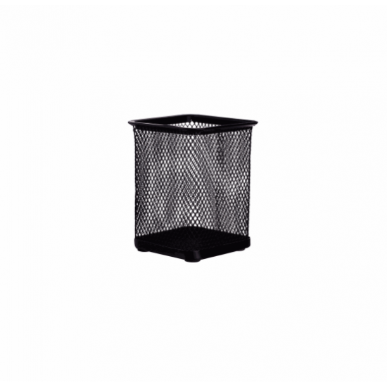 DELI ΜΟΛΥΒΟΘΗΚΗ ΜΕΤΑΛΛΙΚΗ ΤΕΤΡΑΓΩΝΗ 8x8x9cm ΜΑΥΡΗ